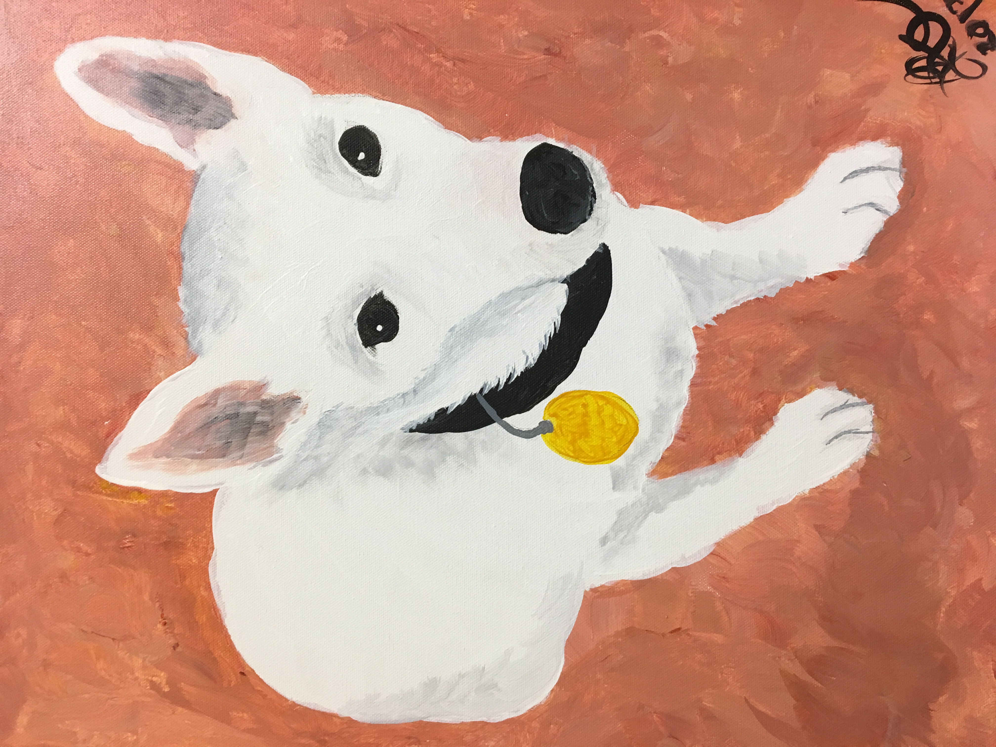 dog painting 